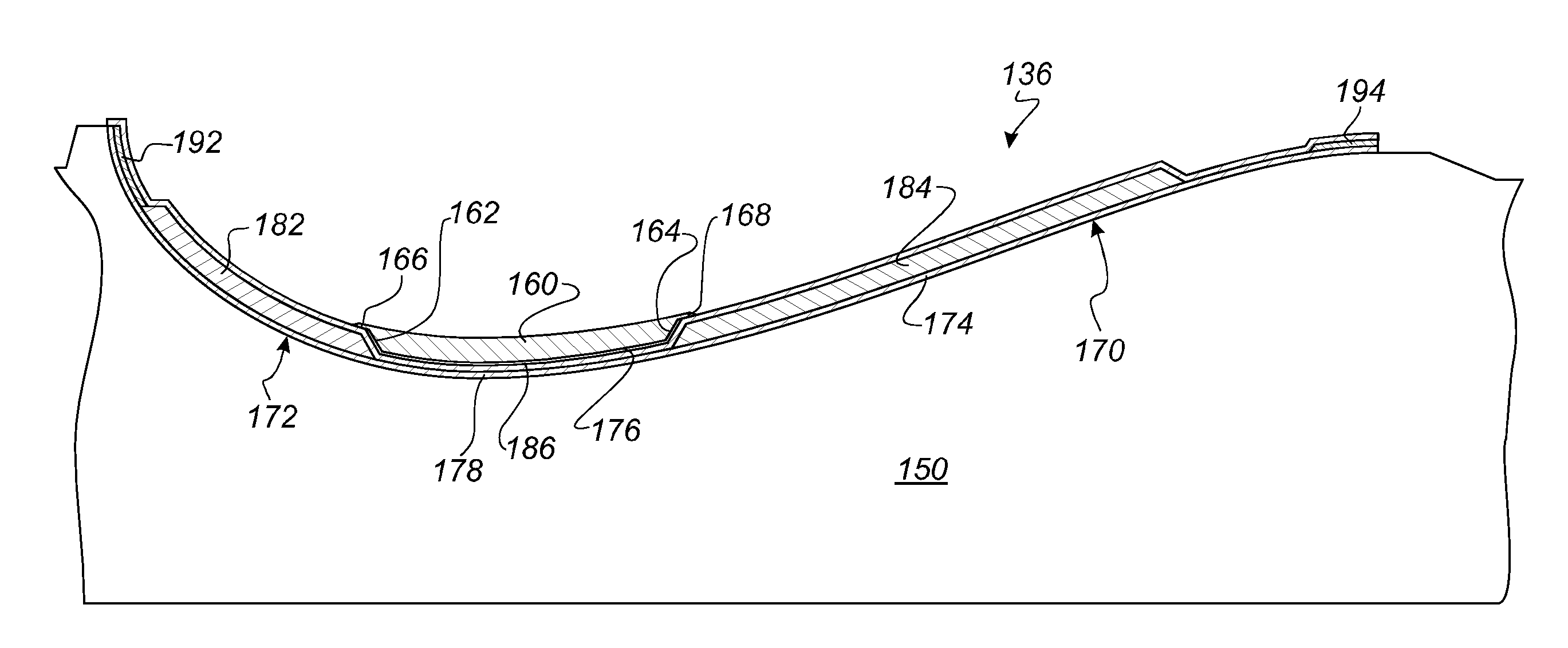 A wind turbine blade comprising an aerodynamic blade shell with recess and pre-manufactured spar cap
