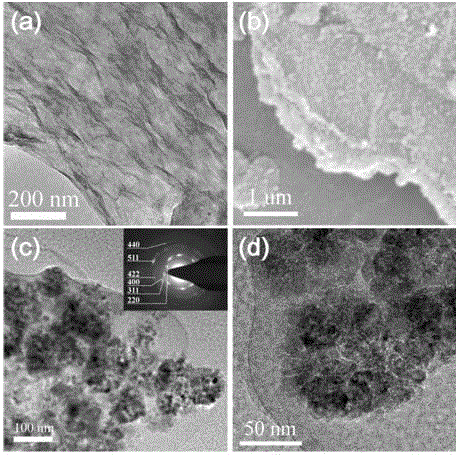 Magnetic thermal-photothermal double-drive energy conversion and storage polymer nano composite phase-change energy-storage material and preparation method thereof