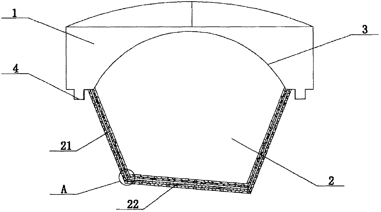 Insulation structure of fermentation tank for warm room biogas preparation