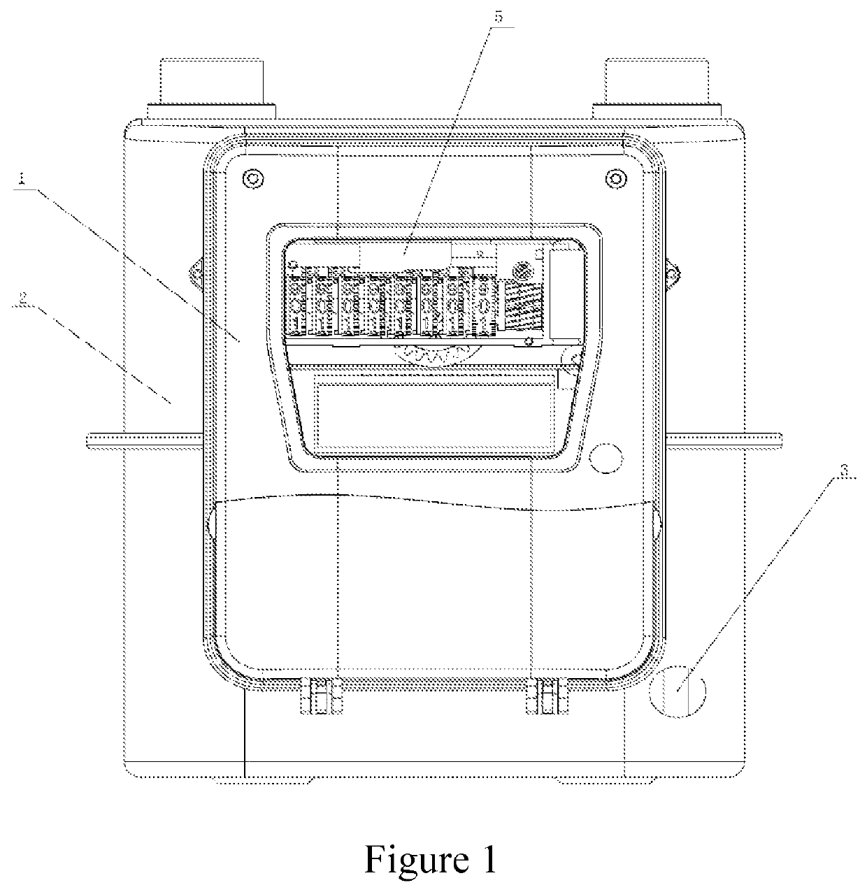 Online monitoring method for metering performance of diaphragm gas meter