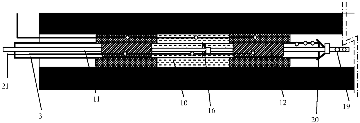 Gas extraction-water injection integrated under-pressure grouting hole sealing device and method