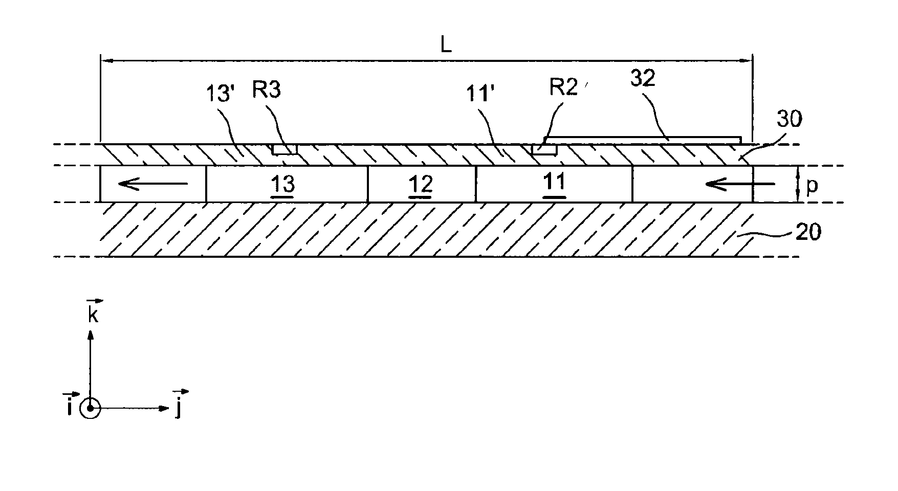 Micropump having a flowmeter, and method for producing same