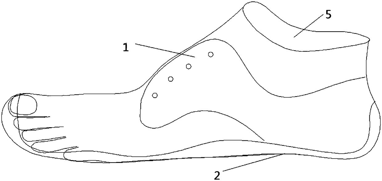 Barefoot shoe