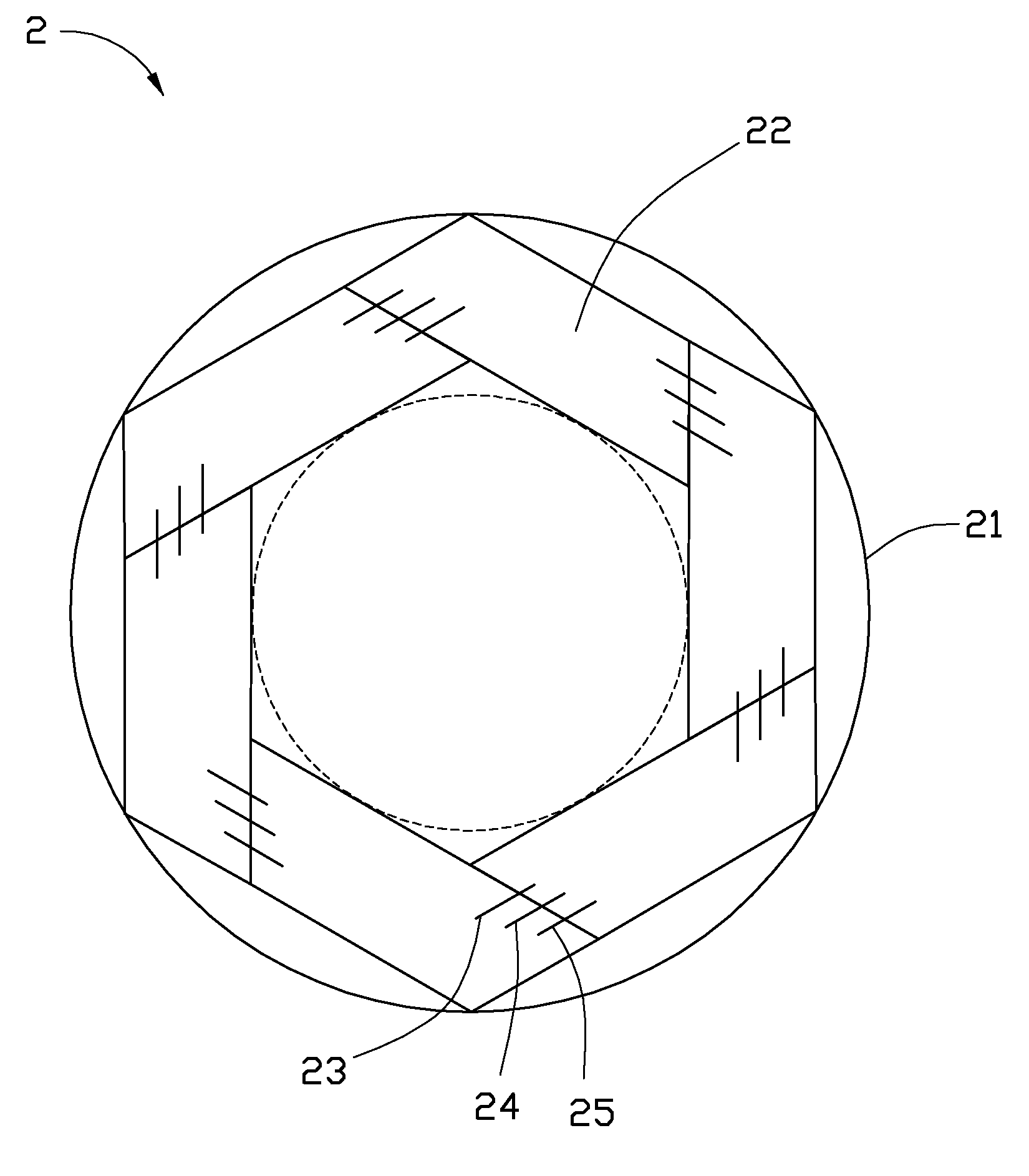 Circular electronic apparatus