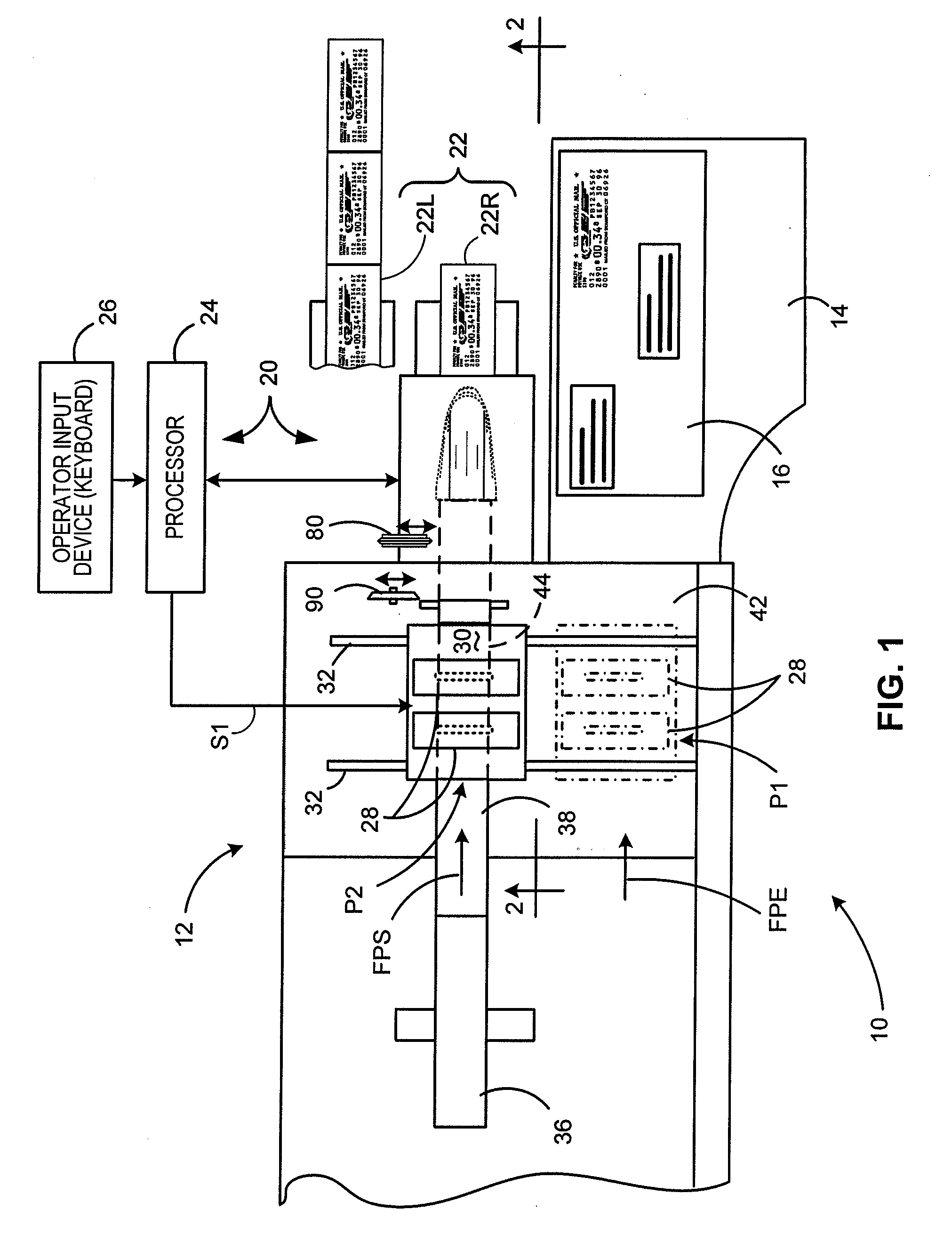 Postage label dispensing system and repositionable peeler guide therefor