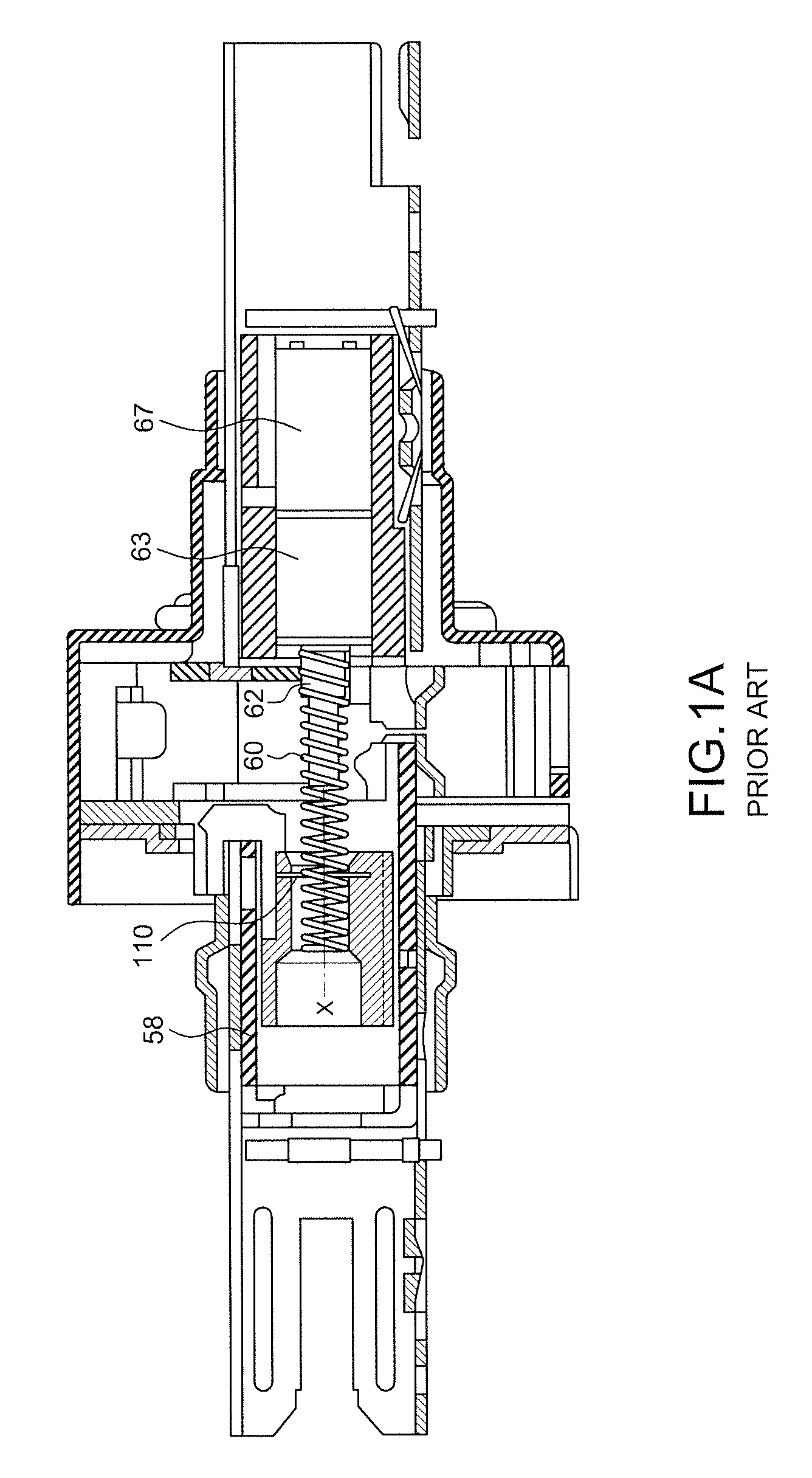 Driving device for an electric lock latch