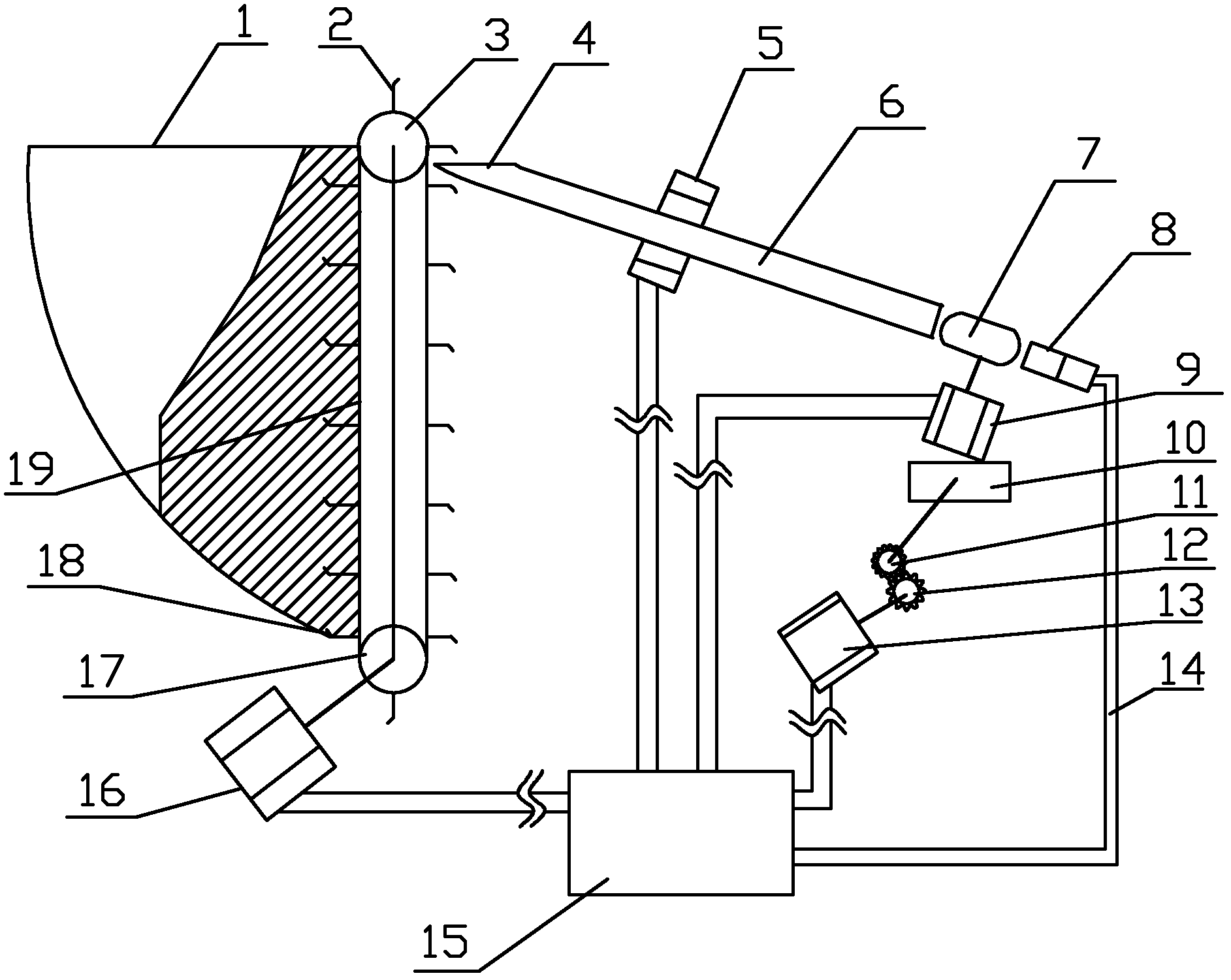 Garlic clove bud direction identifying and adjusting device