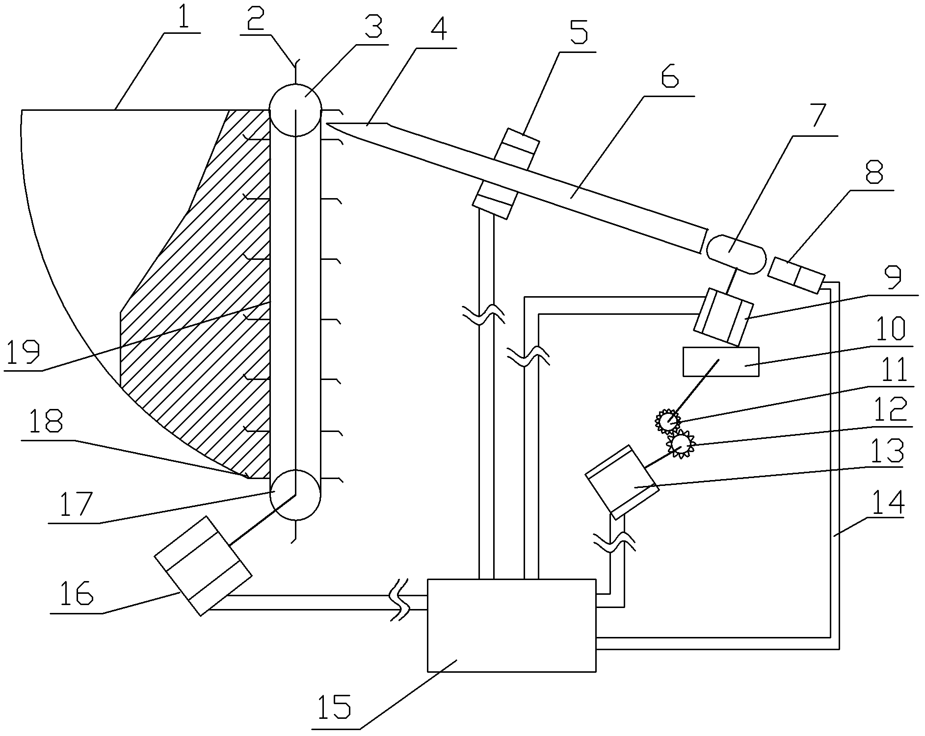 Garlic clove bud direction identifying and adjusting device