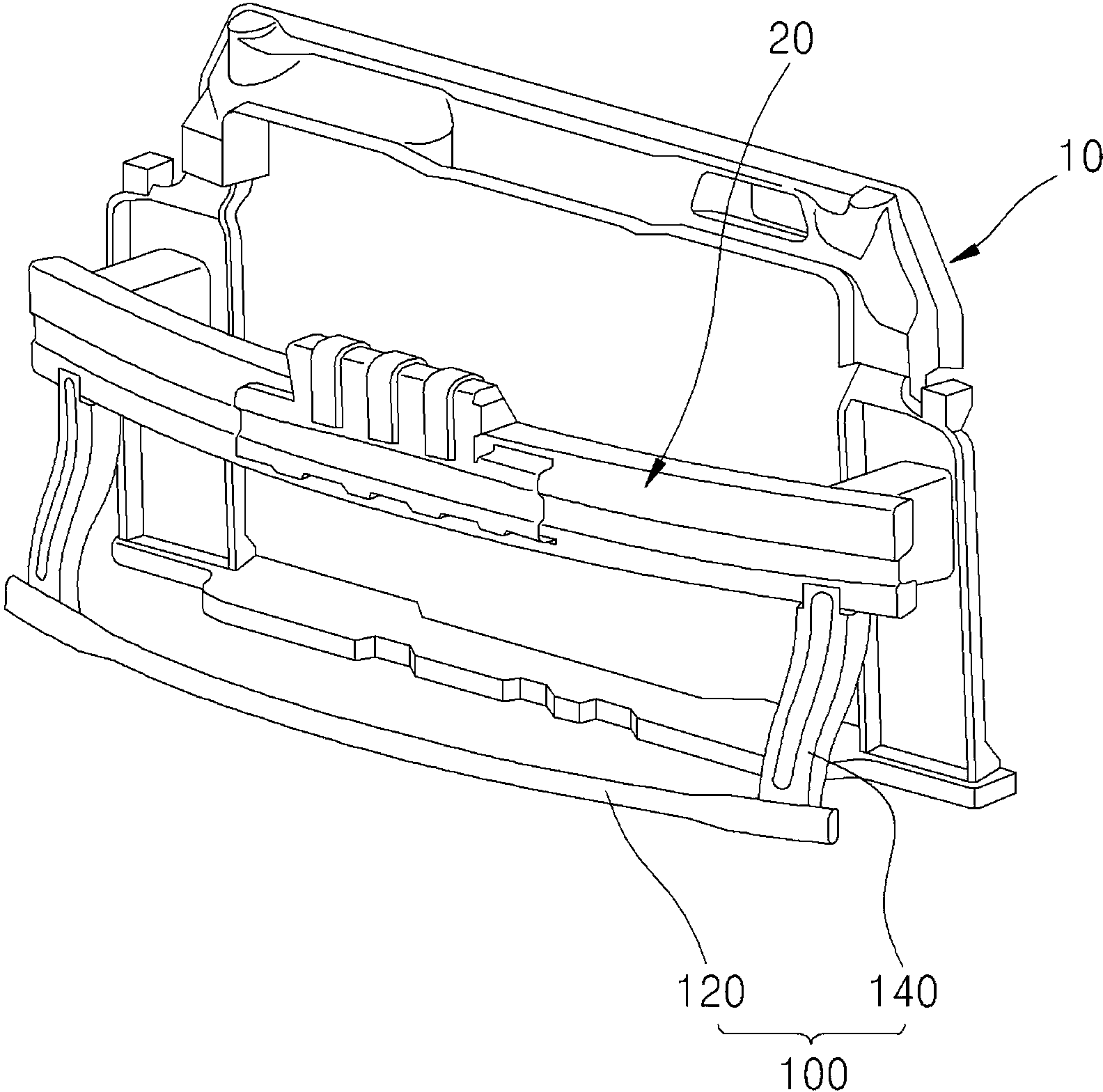 Bumper lower stiffener with improved performance using ultra high strength steel pipe and manufacturing method thereof
