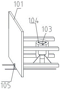 Device for quickly lifting and clearing crucible of vacuum furnace