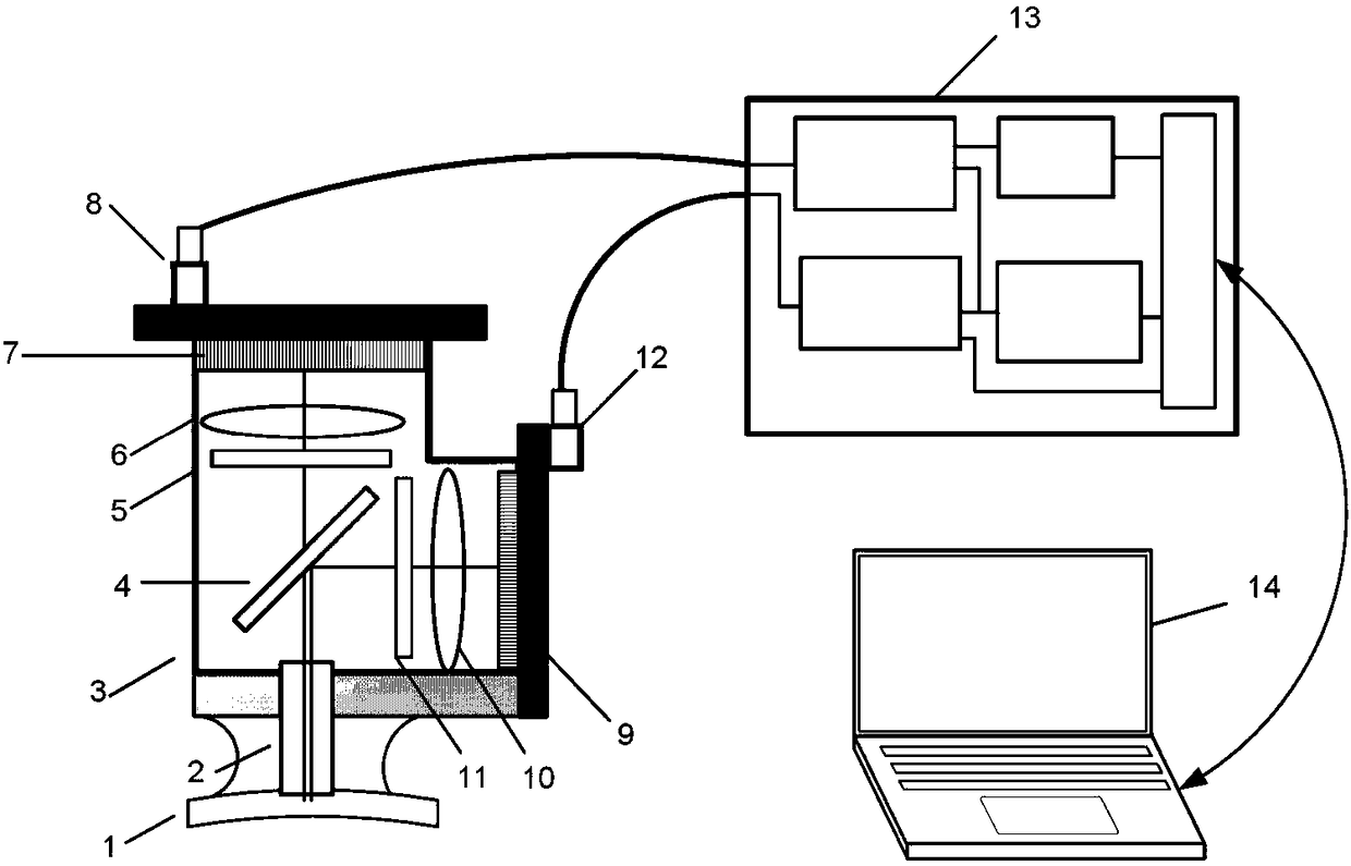 Optical microscopic imaging method and device