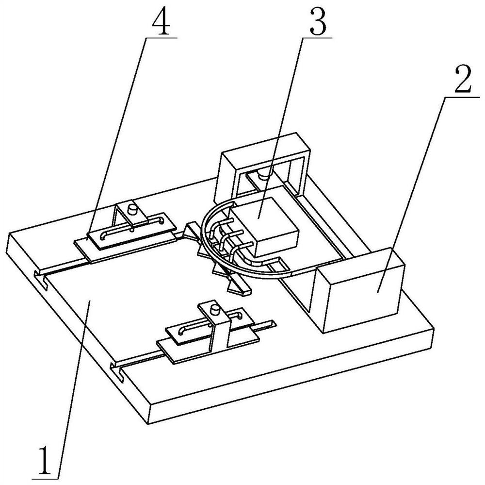 Hot cutting machine for special-shaped valve port of plastic woven bag