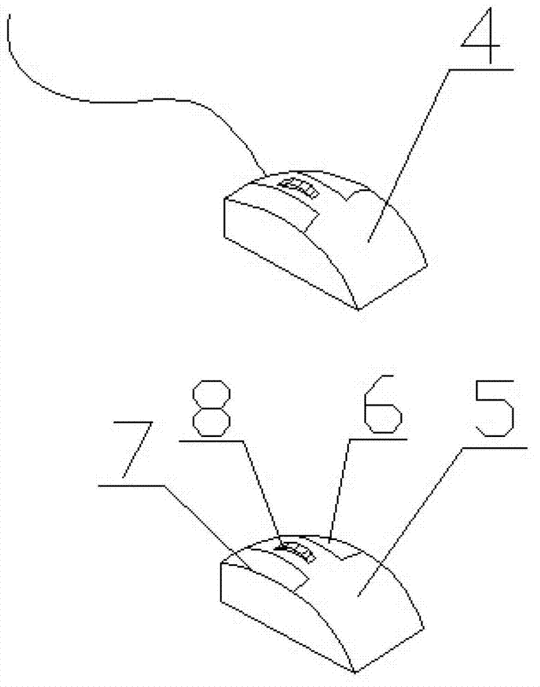 Detachably cleaning and disinfecting method for computer input equipment and detachably cleaned and disinfected keyboard and mouse
