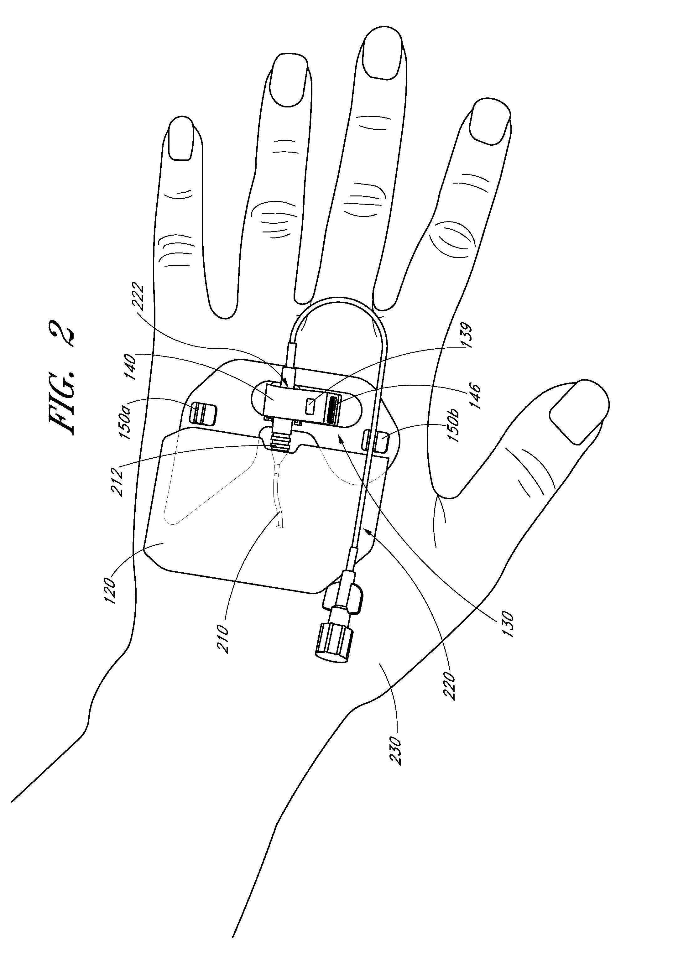 Stabilizing device for an extension set