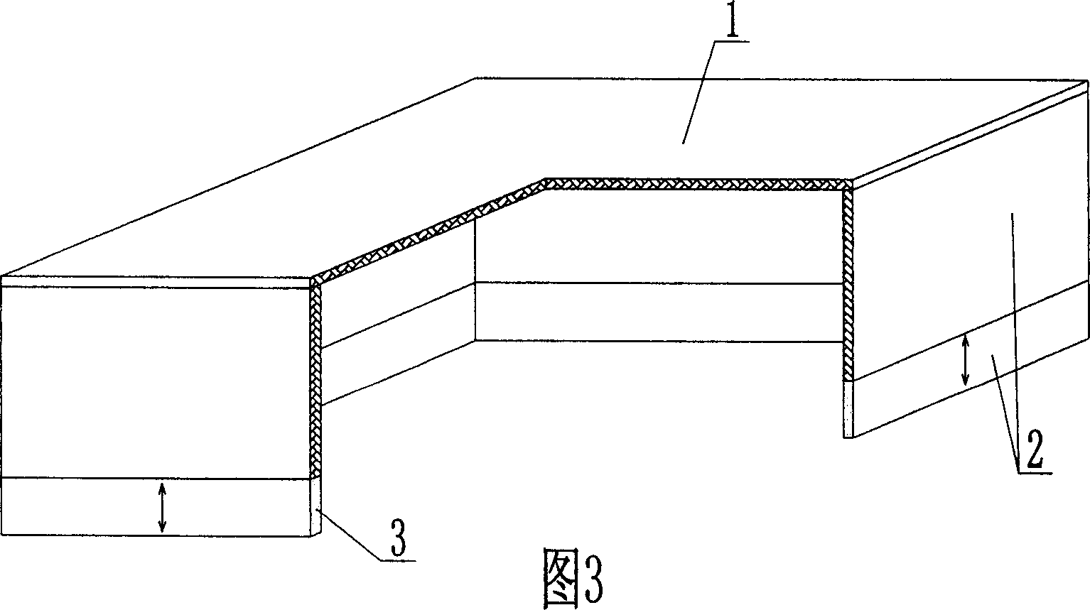 Opening box for concrete structure