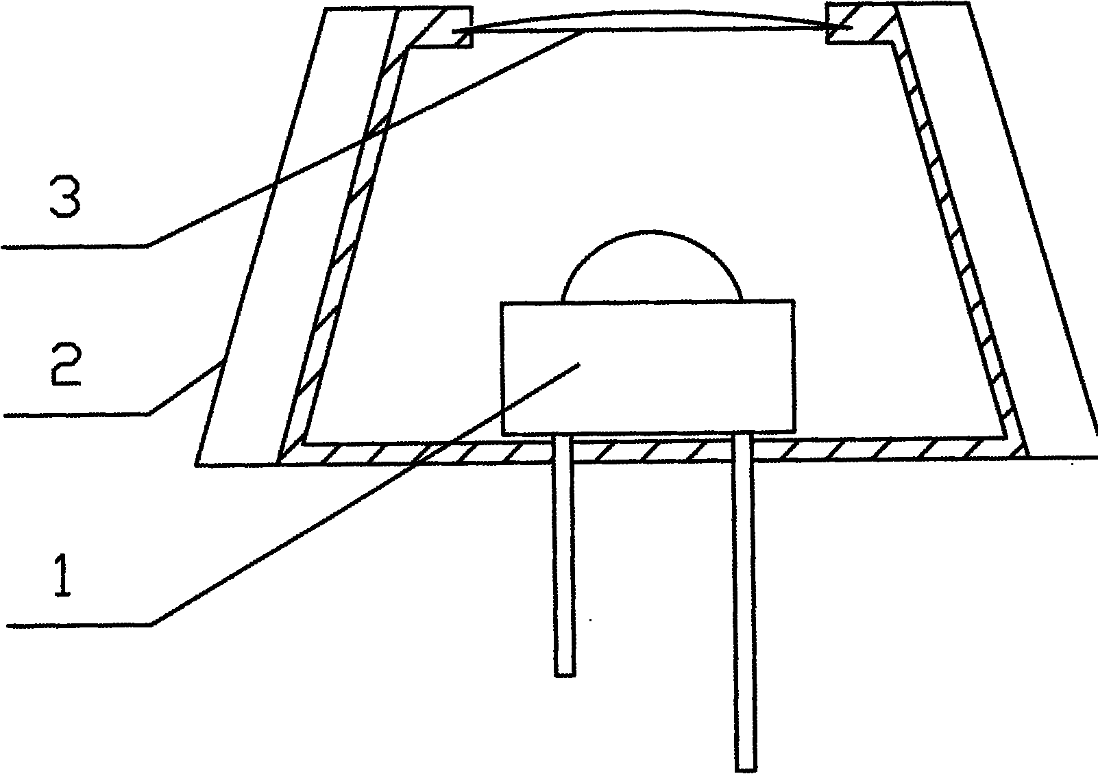 Trigone LED (light-emitting diode) light source manufacture method