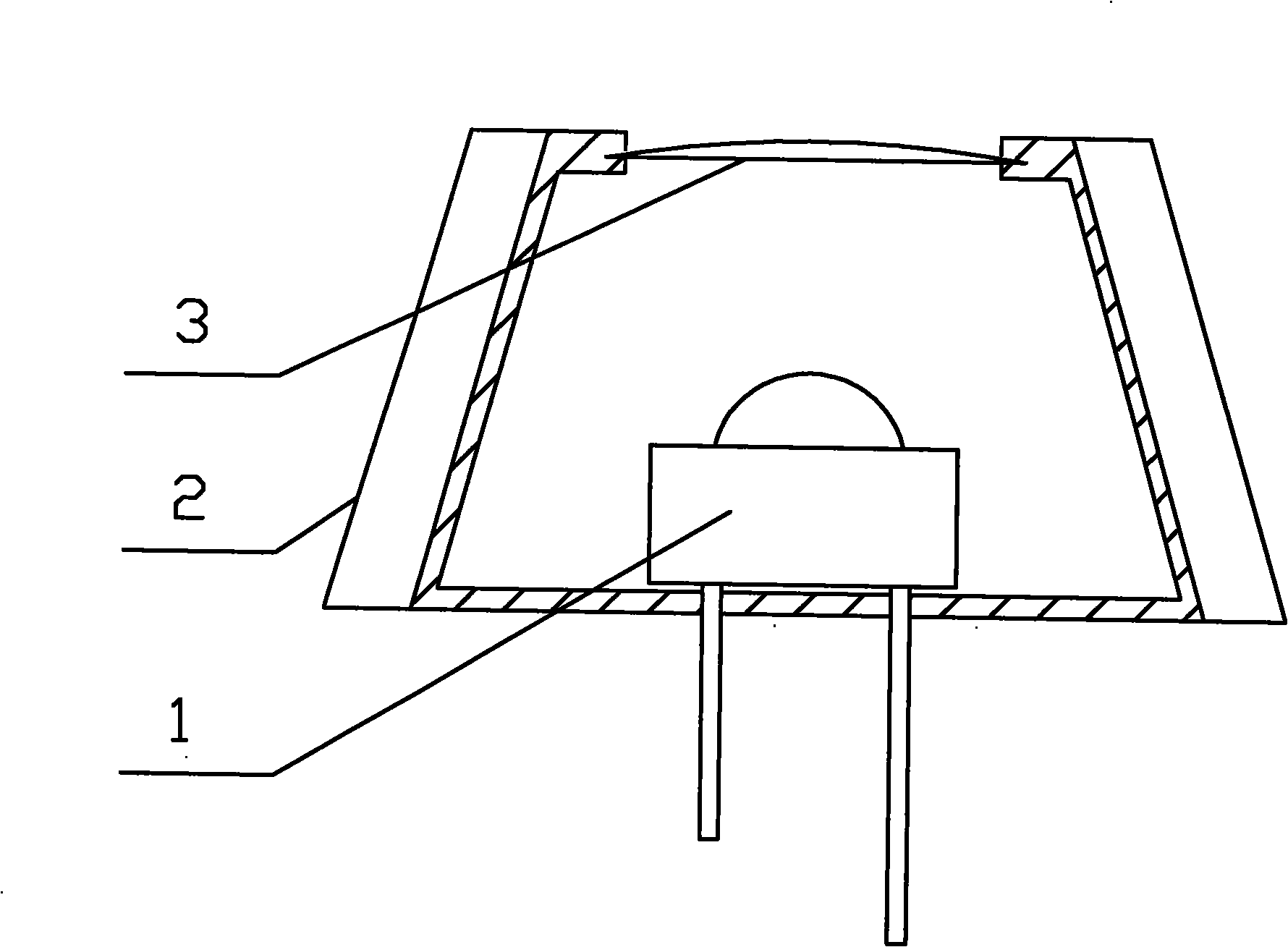 Trigone LED (light-emitting diode) light source manufacture method