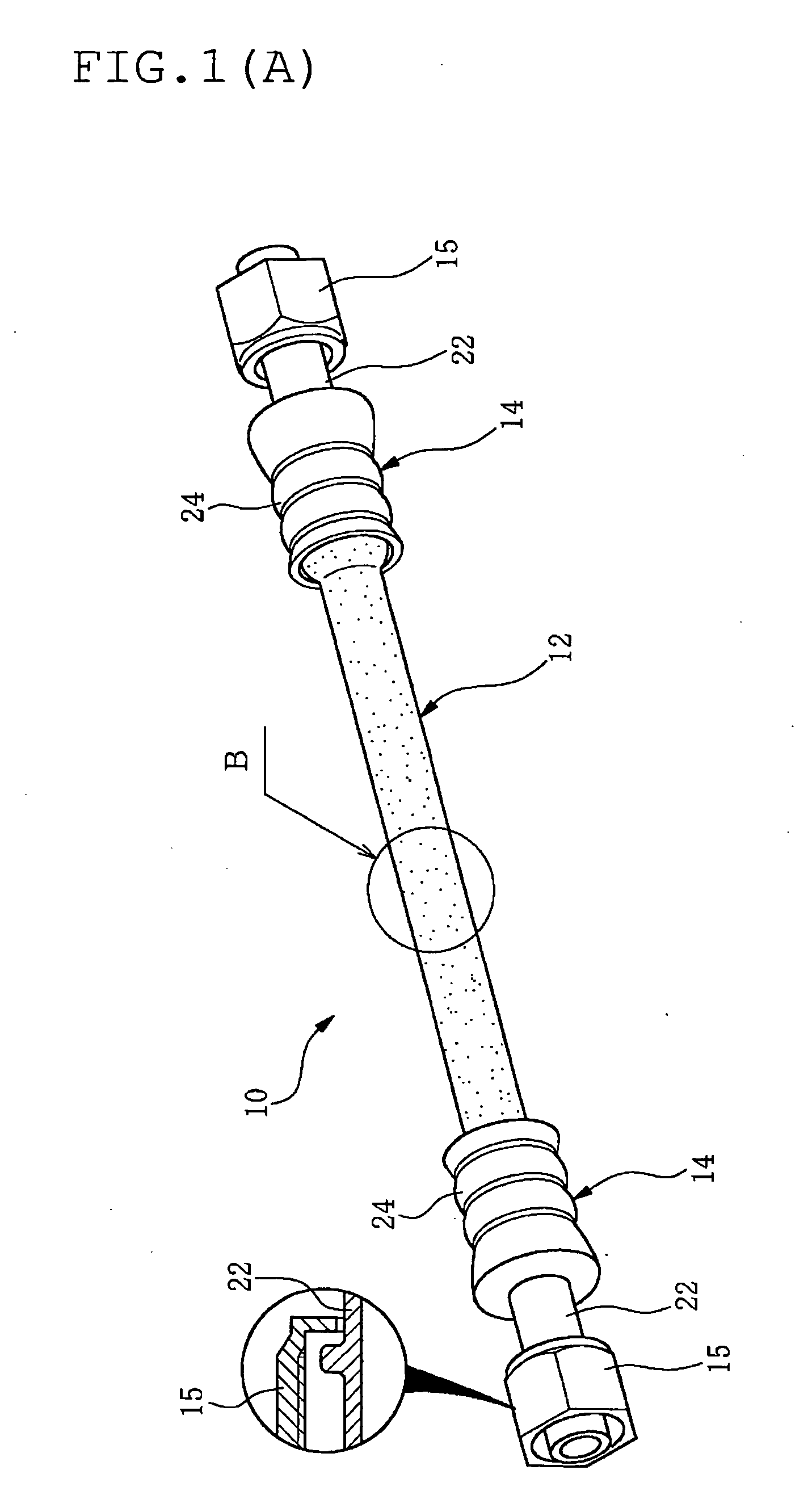 High-pressure resistant vibration absorbing hose