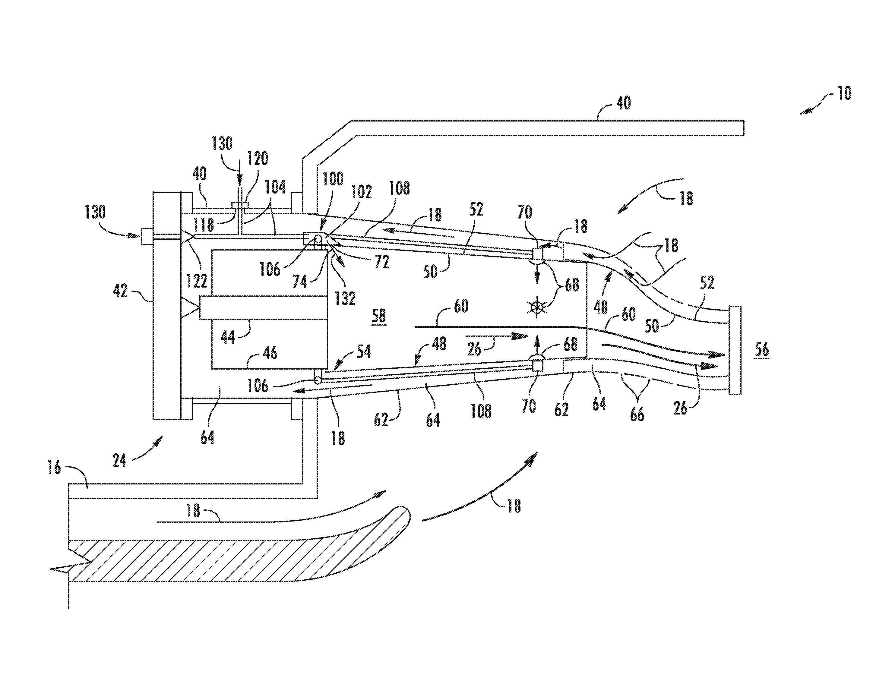 System for providing fuel to a combustor