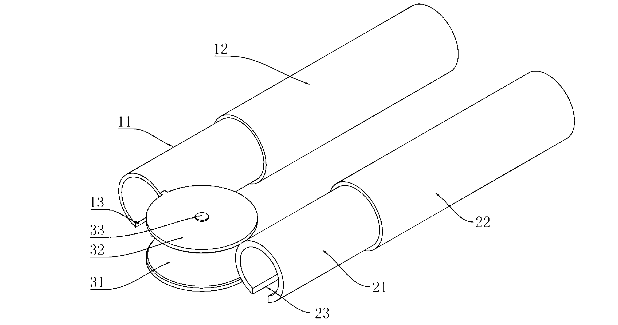 Wire bending self-made tool for steel stranded wire pulling handle