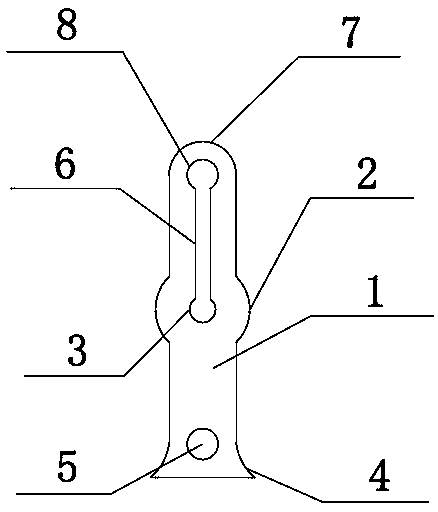 Paper-lifting connecting plate of printing press