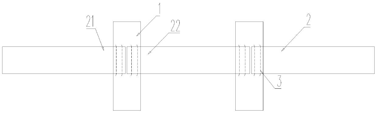 Active fault zone ballast track railroad bridge structure, construction method and repairing method