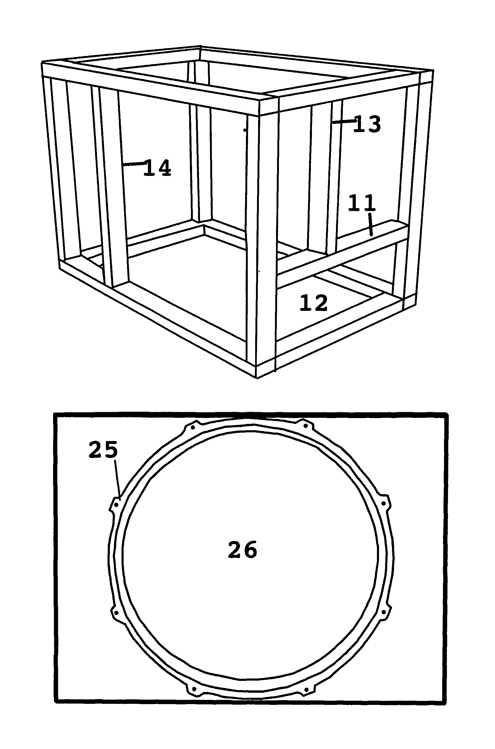 Frame cajon