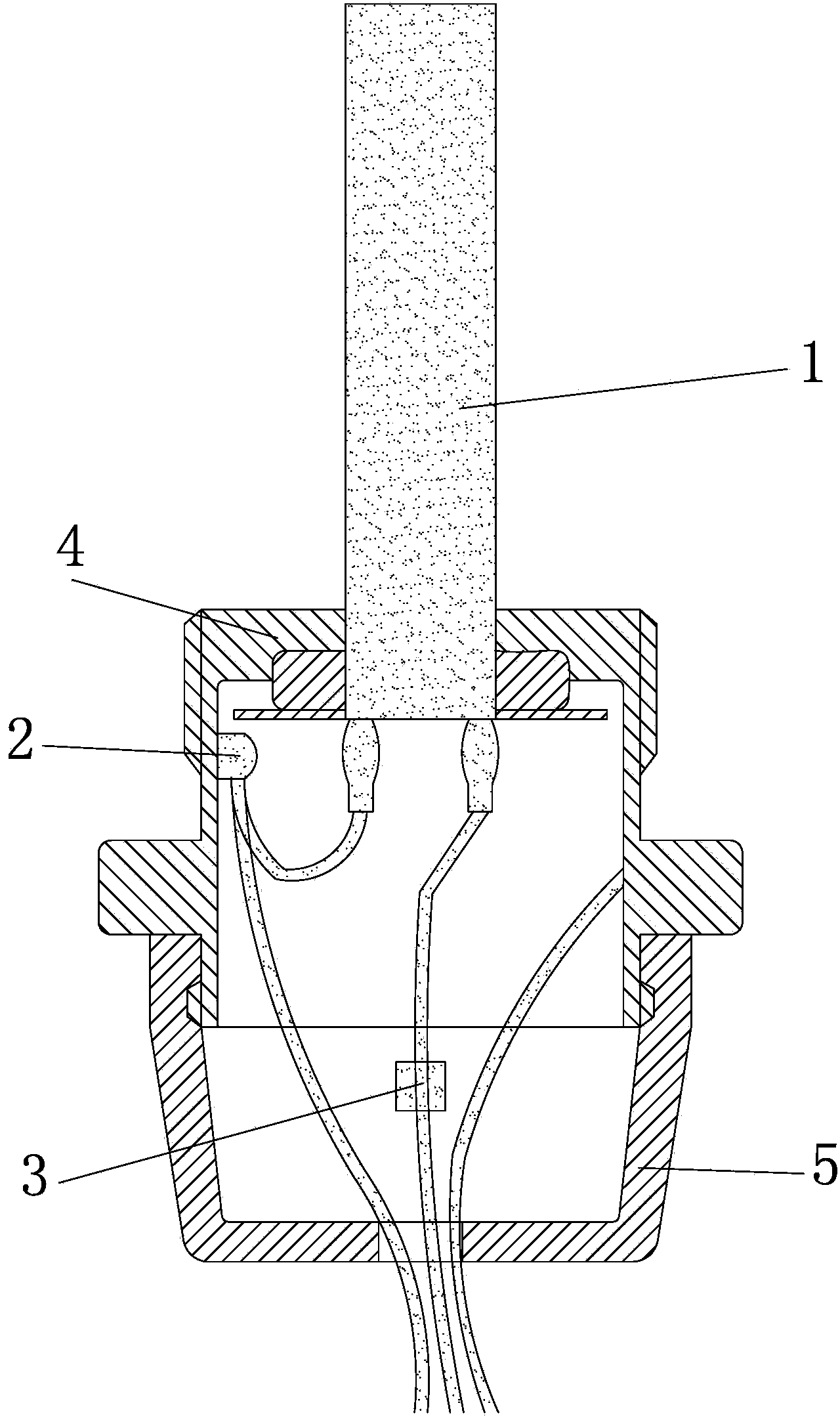 Ceramic electric heater for water tank