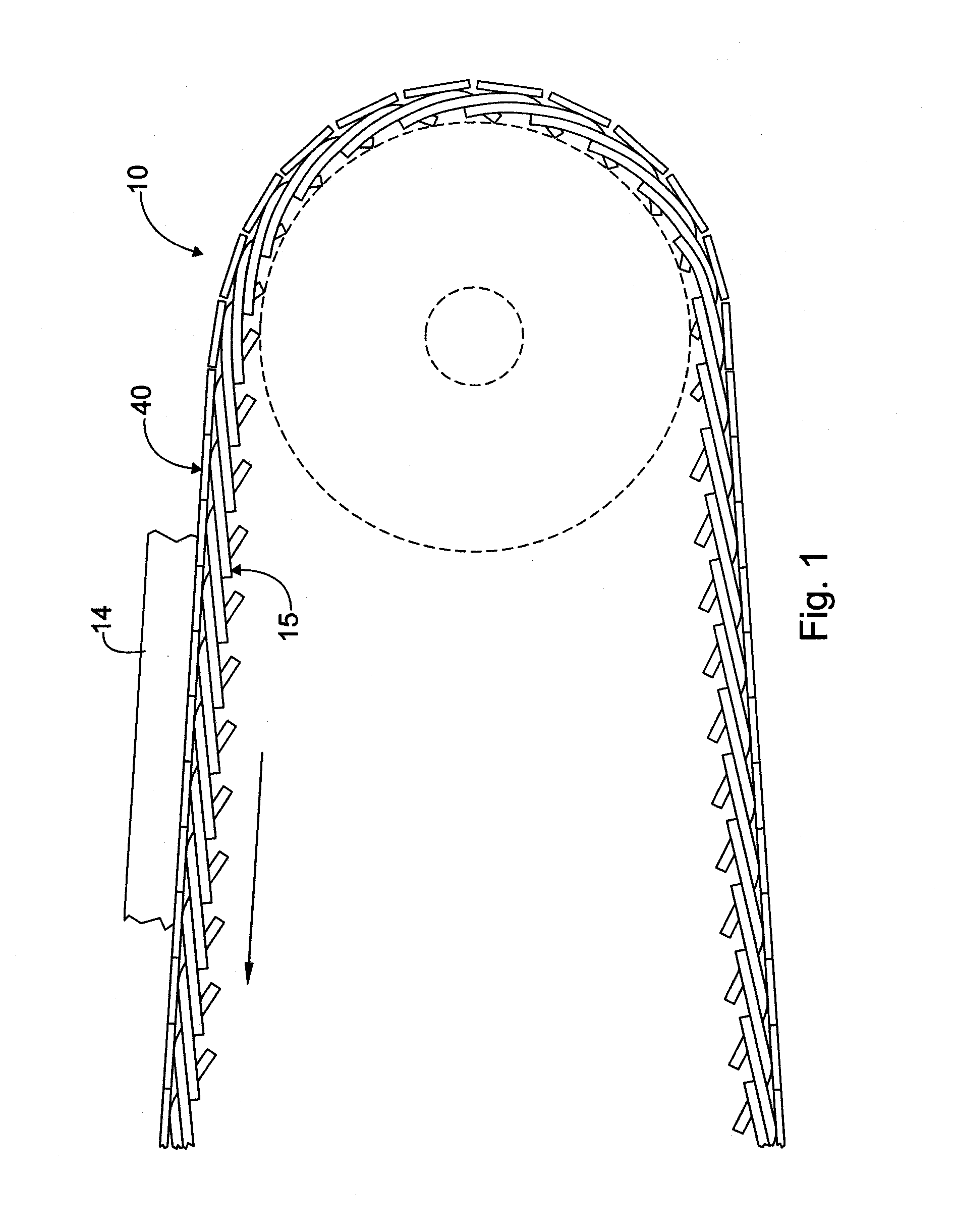 Link belt assembly and method for producing same