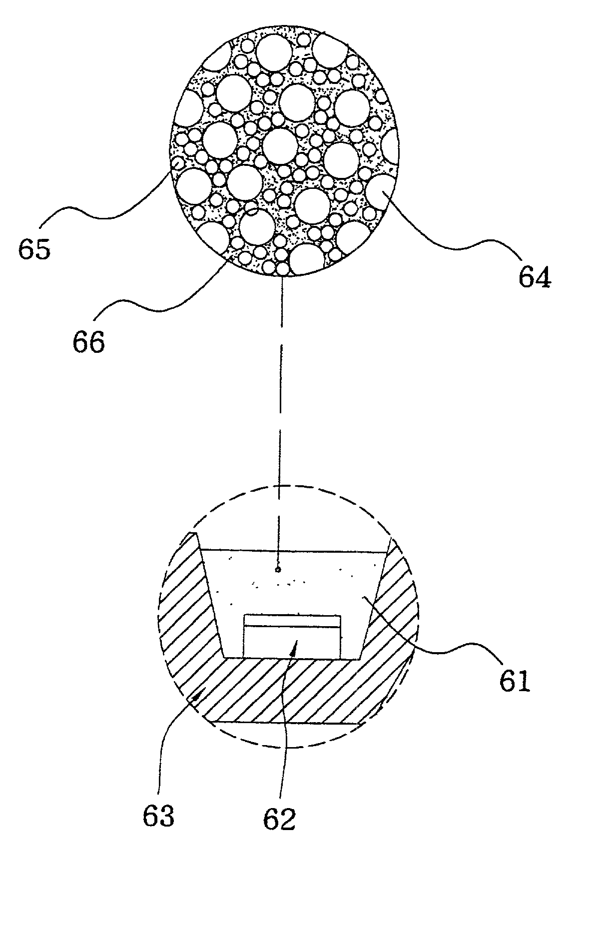 Light-mixing layer and method