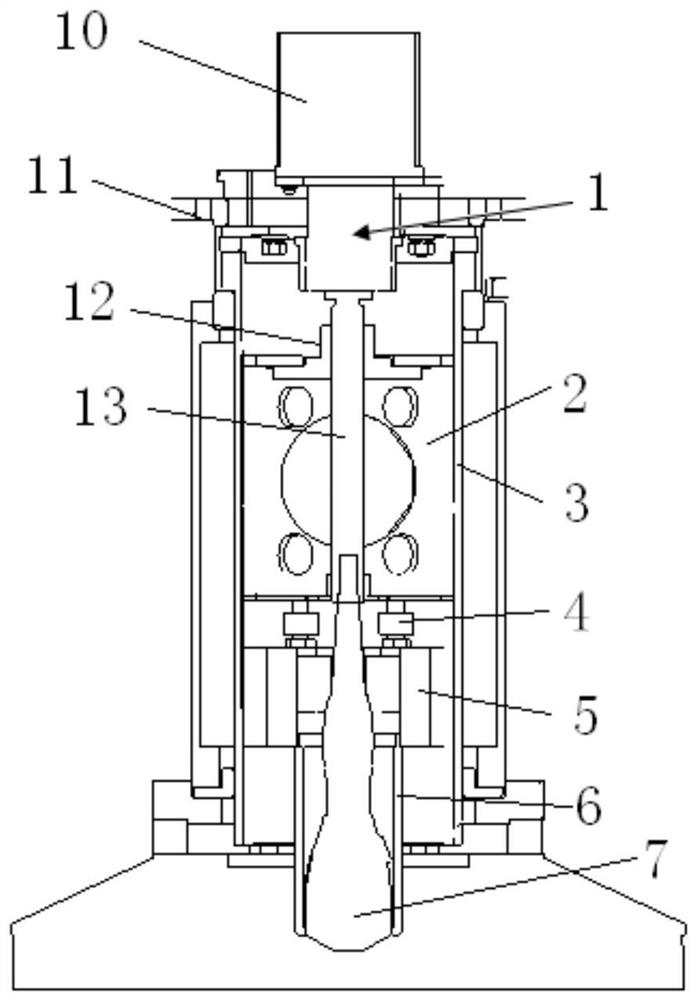 A b-ultrasound monitoring movement mechanism with guiding device