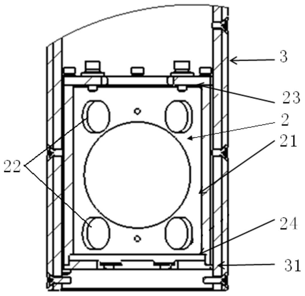 A b-ultrasound monitoring movement mechanism with guiding device