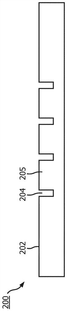 Buried trenches for intraluminal ultrasound imaging transducers and related devices, systems and methods