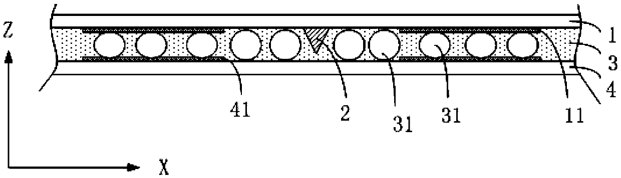 Electrical connection structure of touch liquid crystal display device