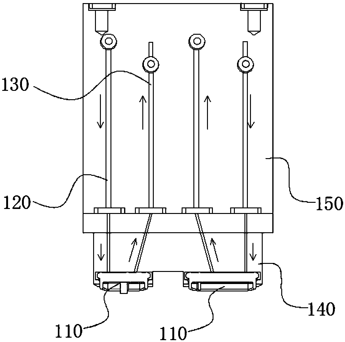 Sealing test assembly and system thereof