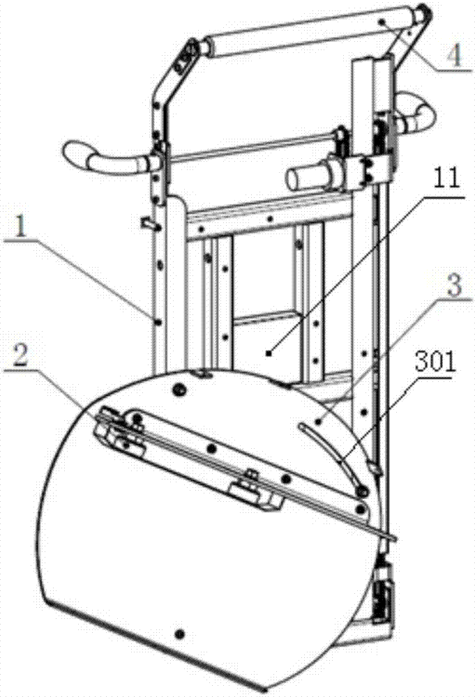 Bearing trolley applied to intelligent passageway moving device