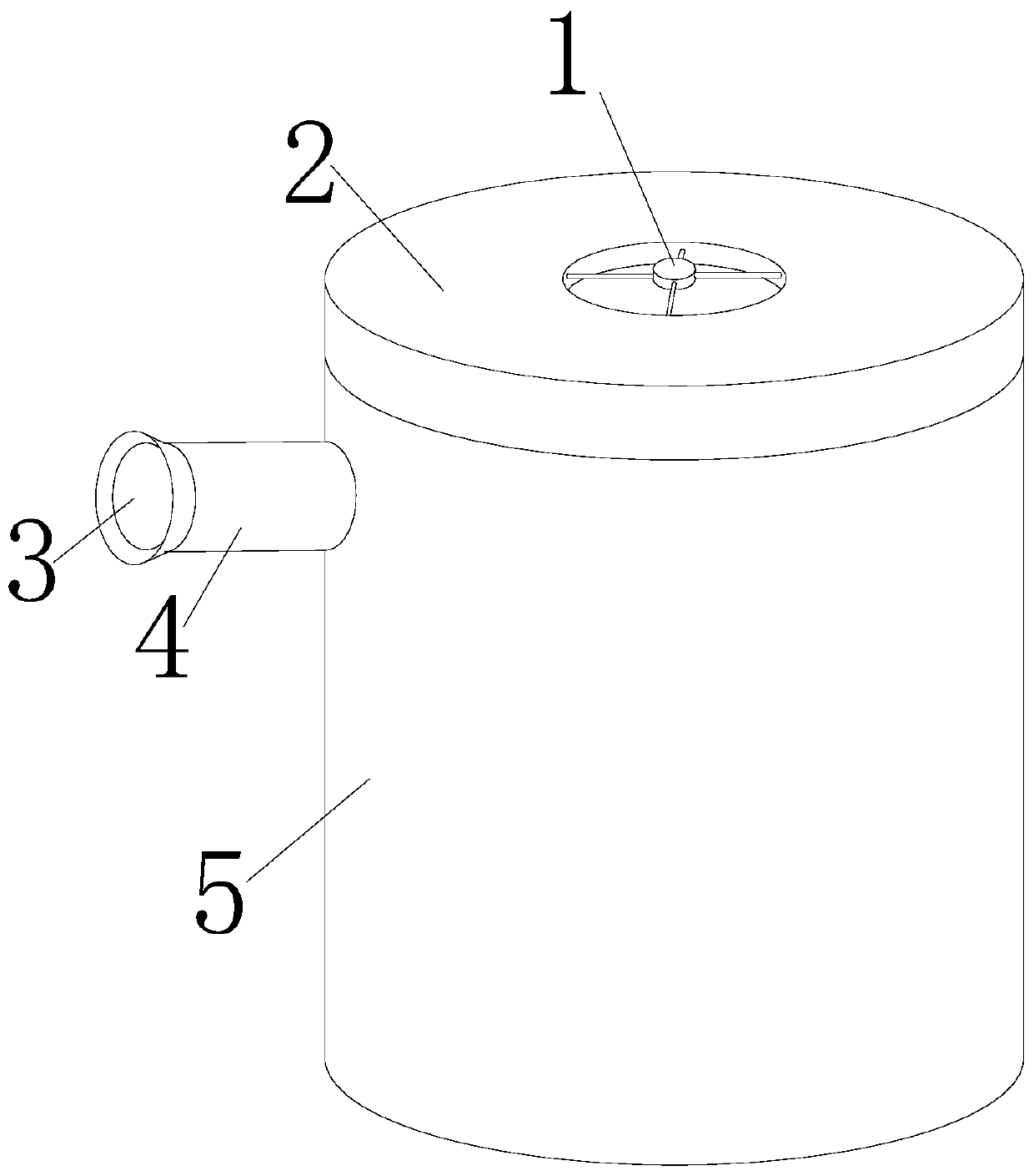 Water vapor separation device for water dispenser