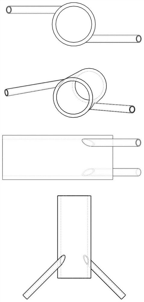 Low-pressure drop high-efficiency static mixing device and oil blending method beneficial to oil blending