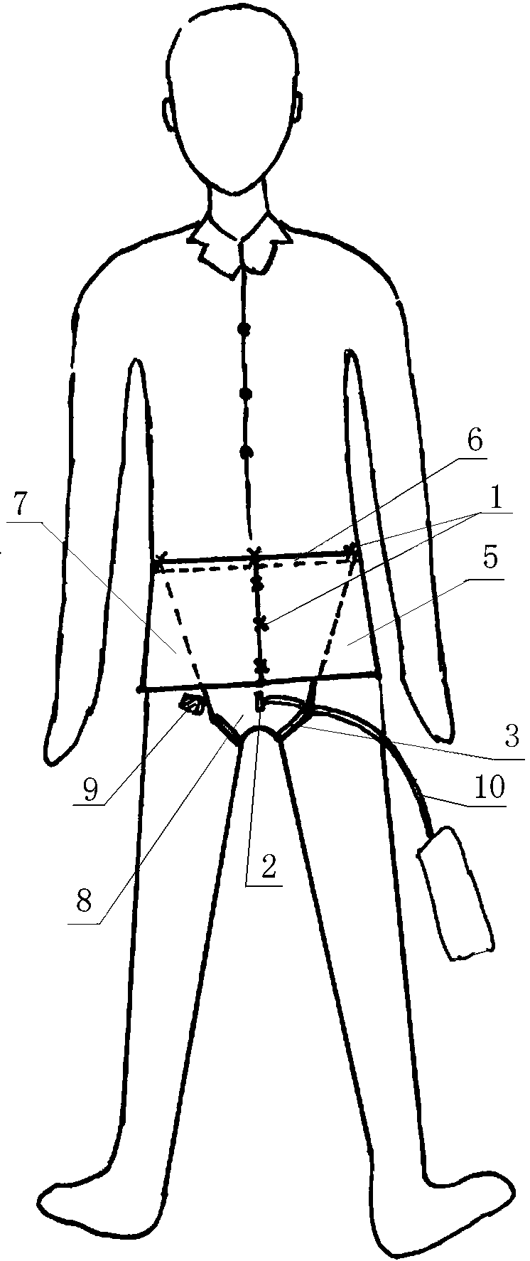 Practical pants for intra-aortic balloon counterpulsation