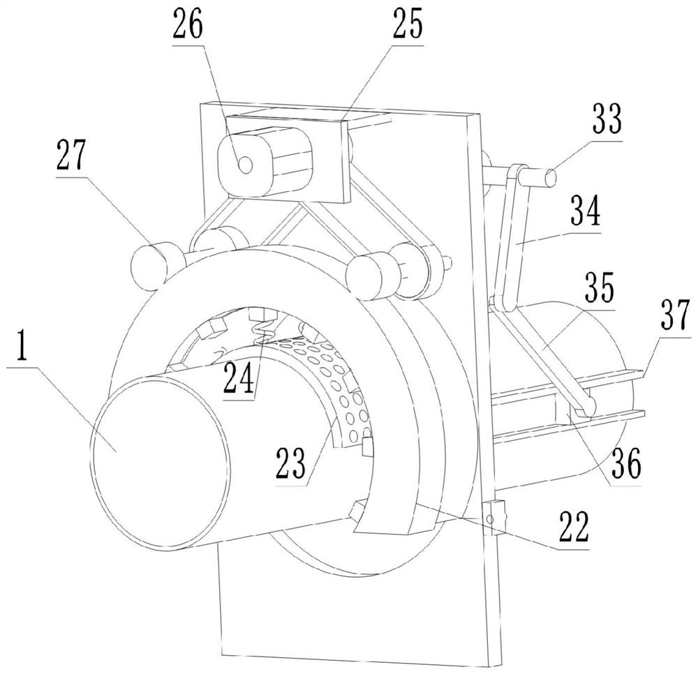 A conveying pipeline detection device