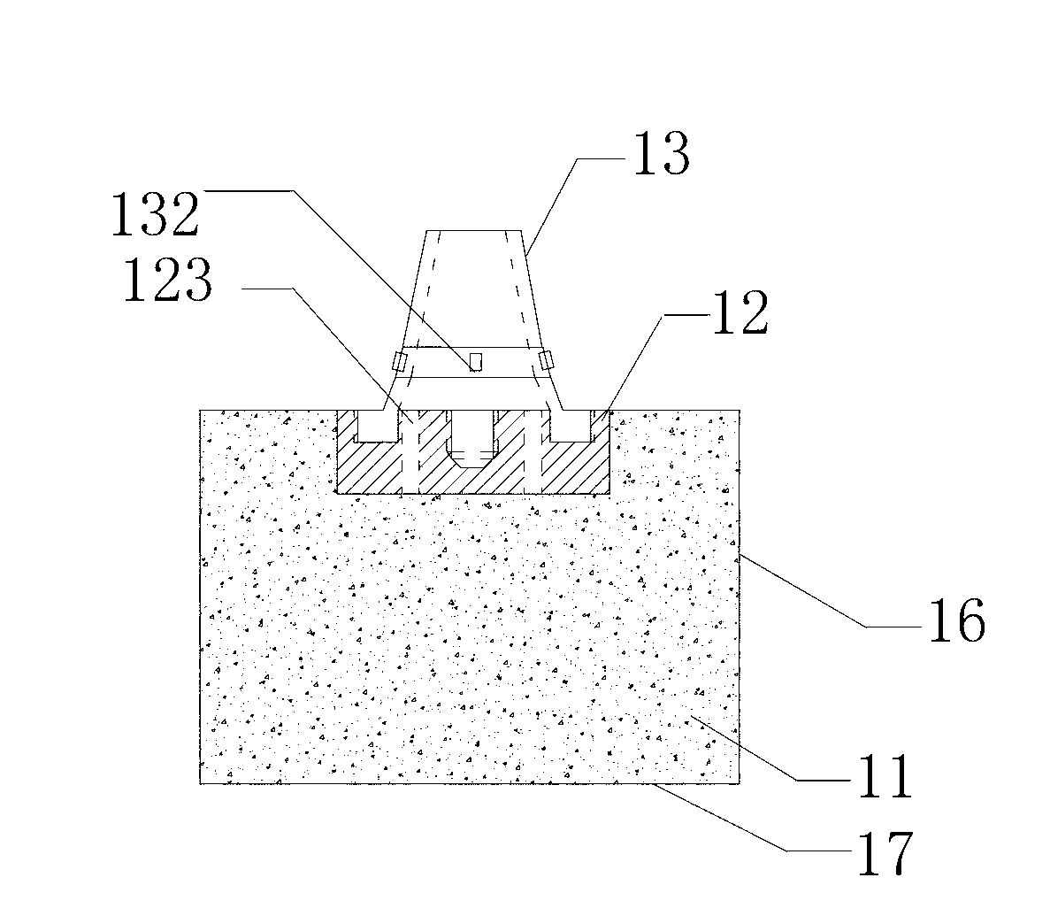 Production tubular column for rhythm oil layer gravity gas drive and method thereof
