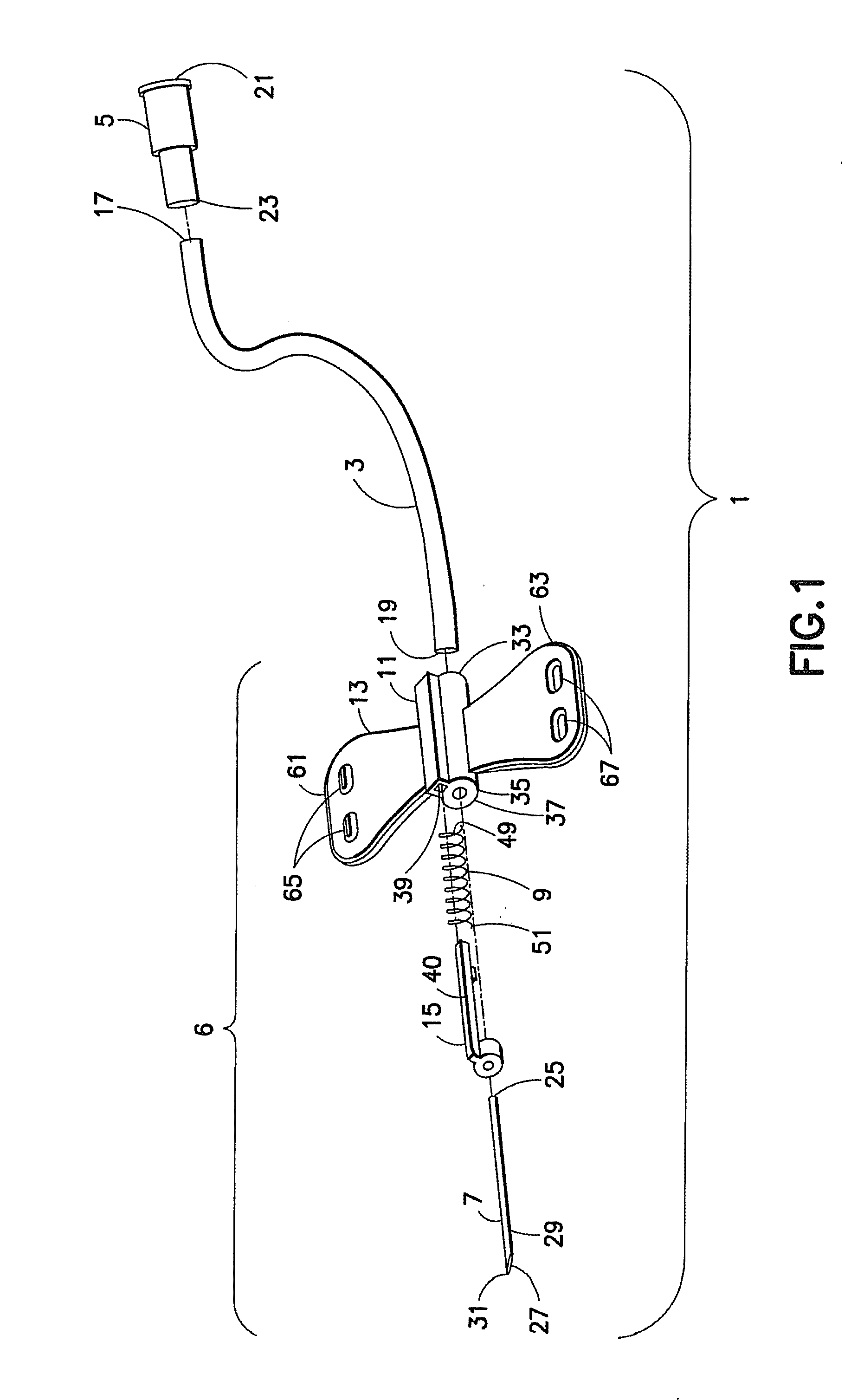 Flash Activated Passive Shielding Needle Assembly