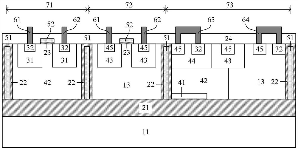 An integrated radiation-resistant high-voltage soi device and its manufacturing method