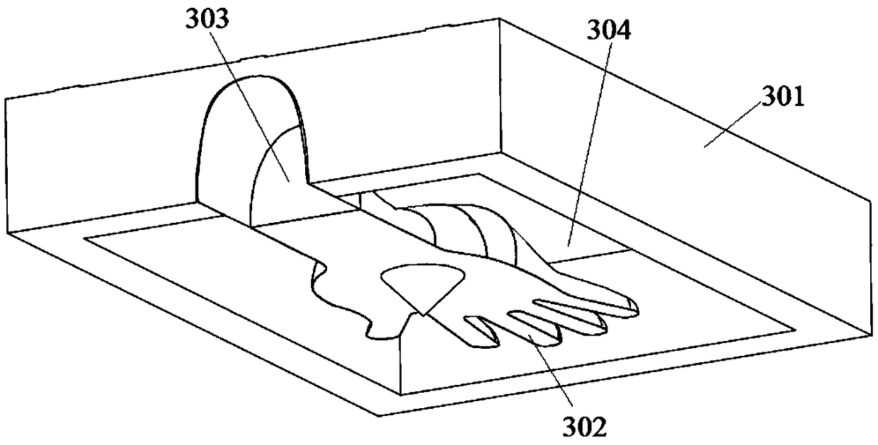 Method for removing medical rubber gloves