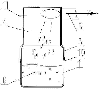 Culvert raw material delivery and smoke dust recovery device