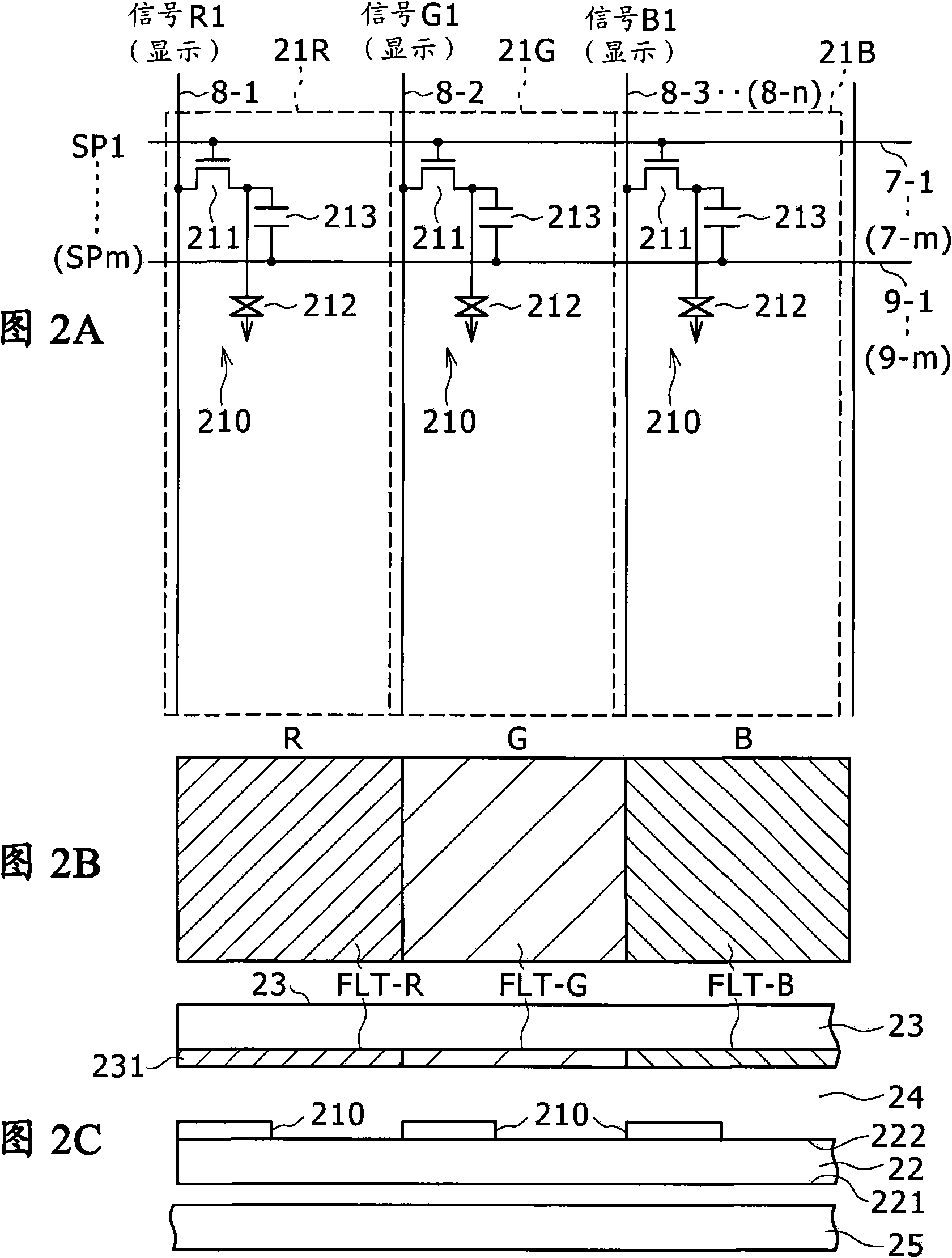 Display device and electronic equipment