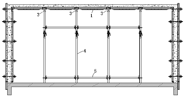 Aluminum alloy rapid template system and construction method thereof