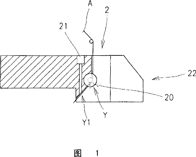 Method and device for introducing end of yarn into spinning nozzle of jet spinning machine