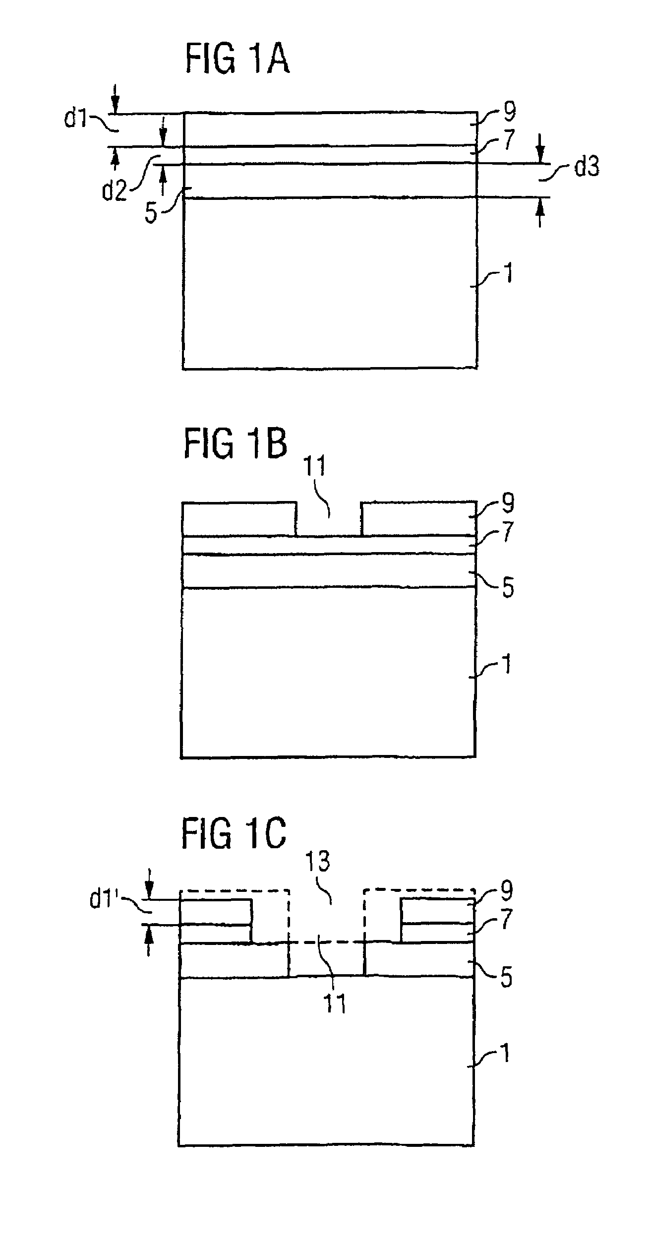 Method for production of a semiconductor structure