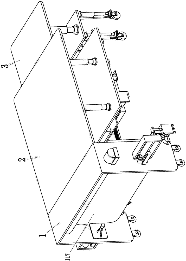 Architectural decoration device capable of automatically caulking indoor ceramic tile gaps